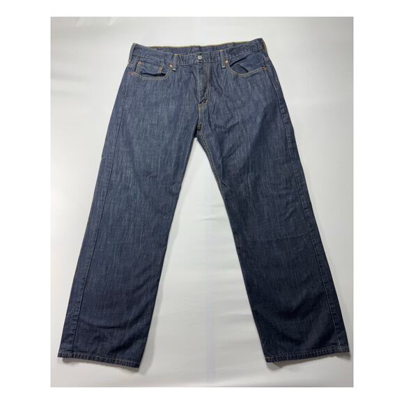 Levi's 569 Men's Loose Straight Fit Blue Denim Jeans - Size 38x31 - Picture 1 of 7